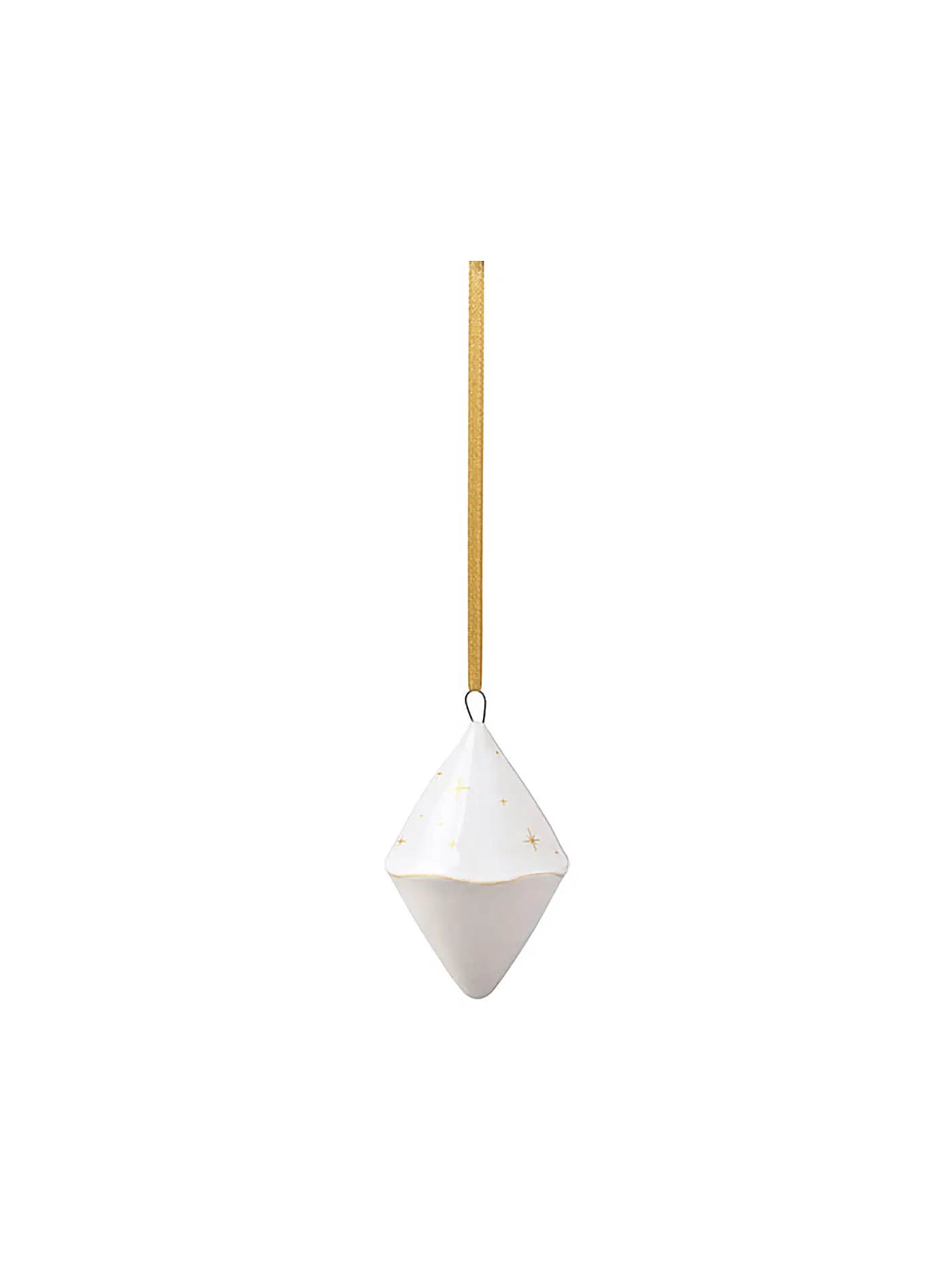 LIKE BY VILLEROY & BOCH | Ornament Tropfen WINTER GLOW 5x5x8cm | weiss